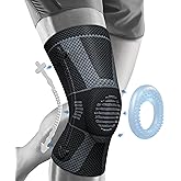 NEENCA Professional Knee Brace for Pain Relief, Medical Knee Compression Sleeve, Knee Support with Horizontal Knit Tech for Meniscus Tear, ACL, Arthritis, Joint Pain, Runner, Workout