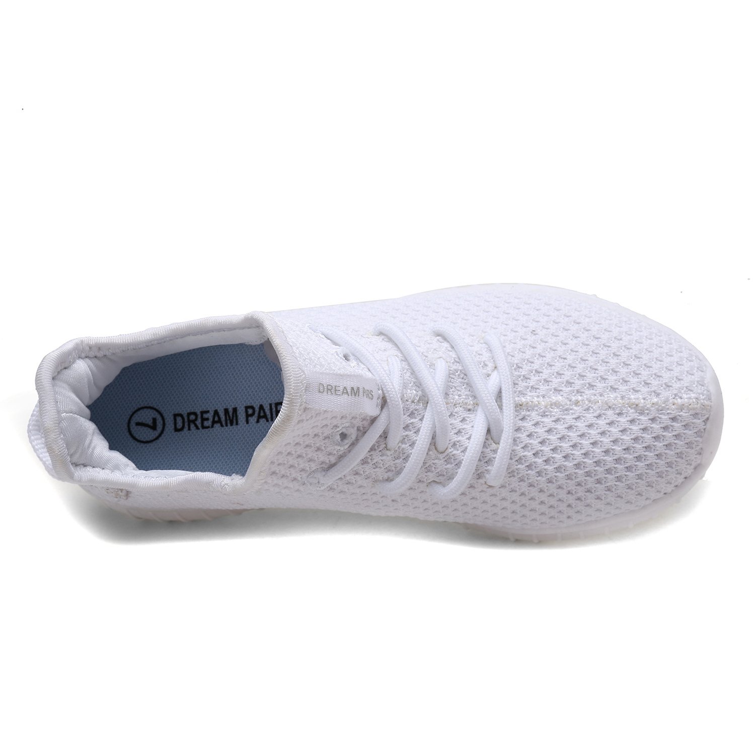 DREAM PAIRS Women's White Athletic Walking Shoes Running Sneaker 170726_1_W SZ 9 M US - Image 4
