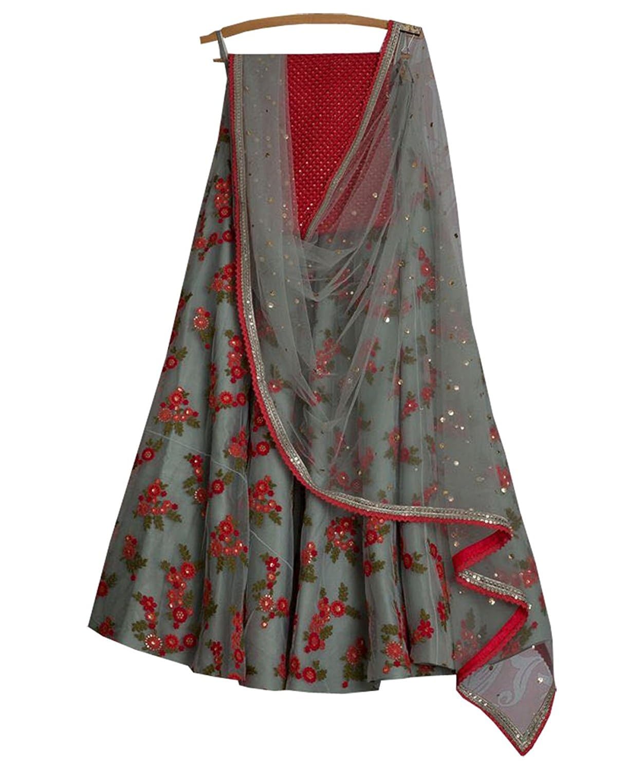 shreemadhav enterprise silk lehengas cholis(sme-a1024_multicolor_free size,lehenga choli)