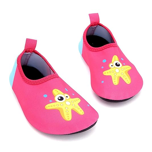 Badeschuhe, Kinder Schwimmschuhe Wasserschuhe Badeschuhe Leicht Aquaschuhe Rutschfeste Schnell Trocknend Strandschuhe Baby Su