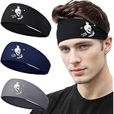 Sweat Bands Headbands 3pcs Sports Headbands for Men Women Sweatbands Head Bands