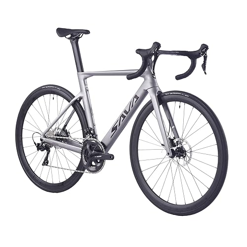 SAVADECK Carbon Road Bike, T800 Carbon Fiber Frame 700C Racing