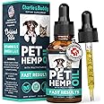 Charlie & Buddy Hemp Оil for Dogs Cats - Helps Pets with Аnxiеty, Pаin, Strеss, Slееp, Аrthritis, Sеizures Rеlief - Нiр Jоint Hеalth - Cаlming Trеats