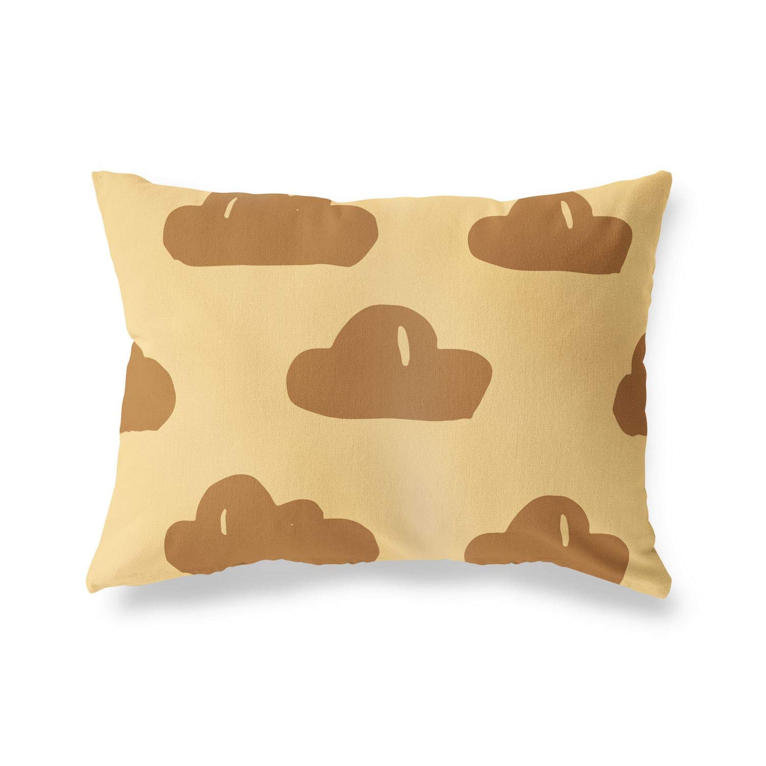 BonaMaison Decorative Cushion Cover, Brown Tones Throw Pillow Covers, Home Decorative Pillowcases for Livingroom, Sofa, Bedroom, Size: 45X60 Cm - Designed and Manufactured in Turkey