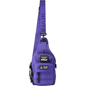 WOLFpak 4L Mini Tactical Sling Bag (Wolfsbane) | Padded Straps, 1000D Waterproof Fabric, Military Grade