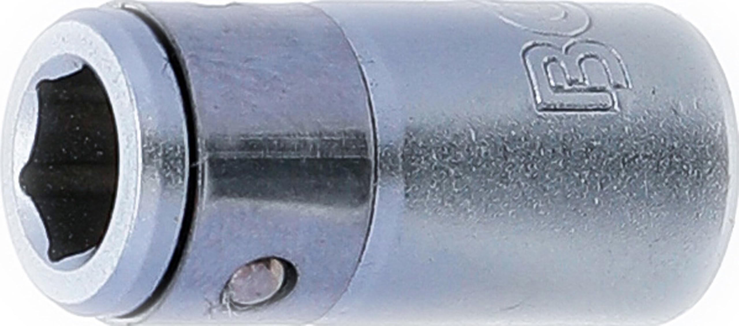 BGS 8213 | Bit Adaptor with retaining Ball | 6.3 mm (1/4") Drive | internal Hexagon 6.3 mm (1/4")