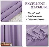 PONY DANCE Taro Purple Bedroom Blackout Curtains 46x54 2 Panels Eyelet view 6