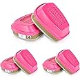 Respirator Cartridge Filter 60926,Filter Replacement for Half/Full Facepieces 6000,7000 and FF-400 mask,Effectively Filter Organic Vapor,Acid Gas,Formaldehyde,Non-Oil and Oil particulates.