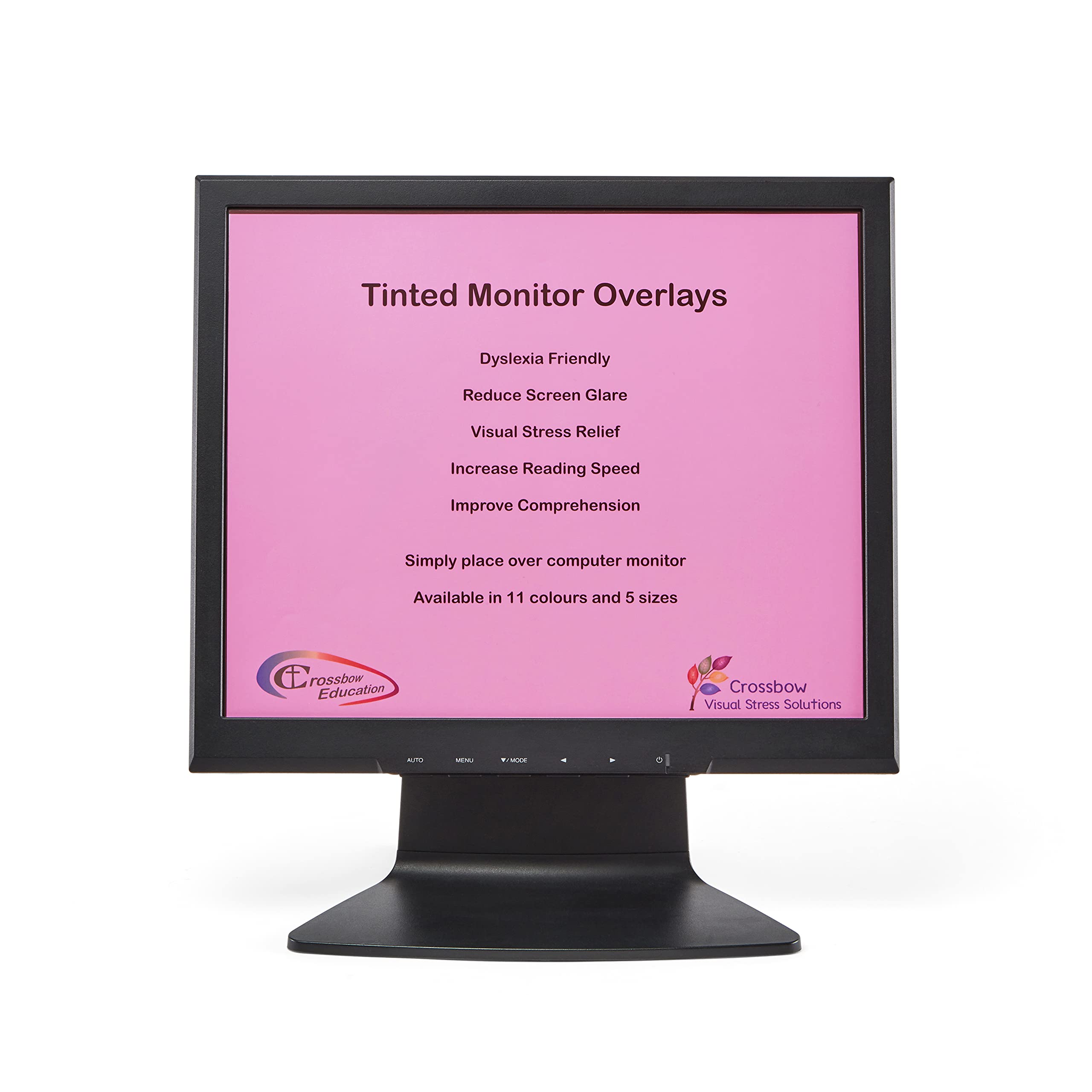 Crossbow Education: Monitor Overlay 17inch - Magenta
