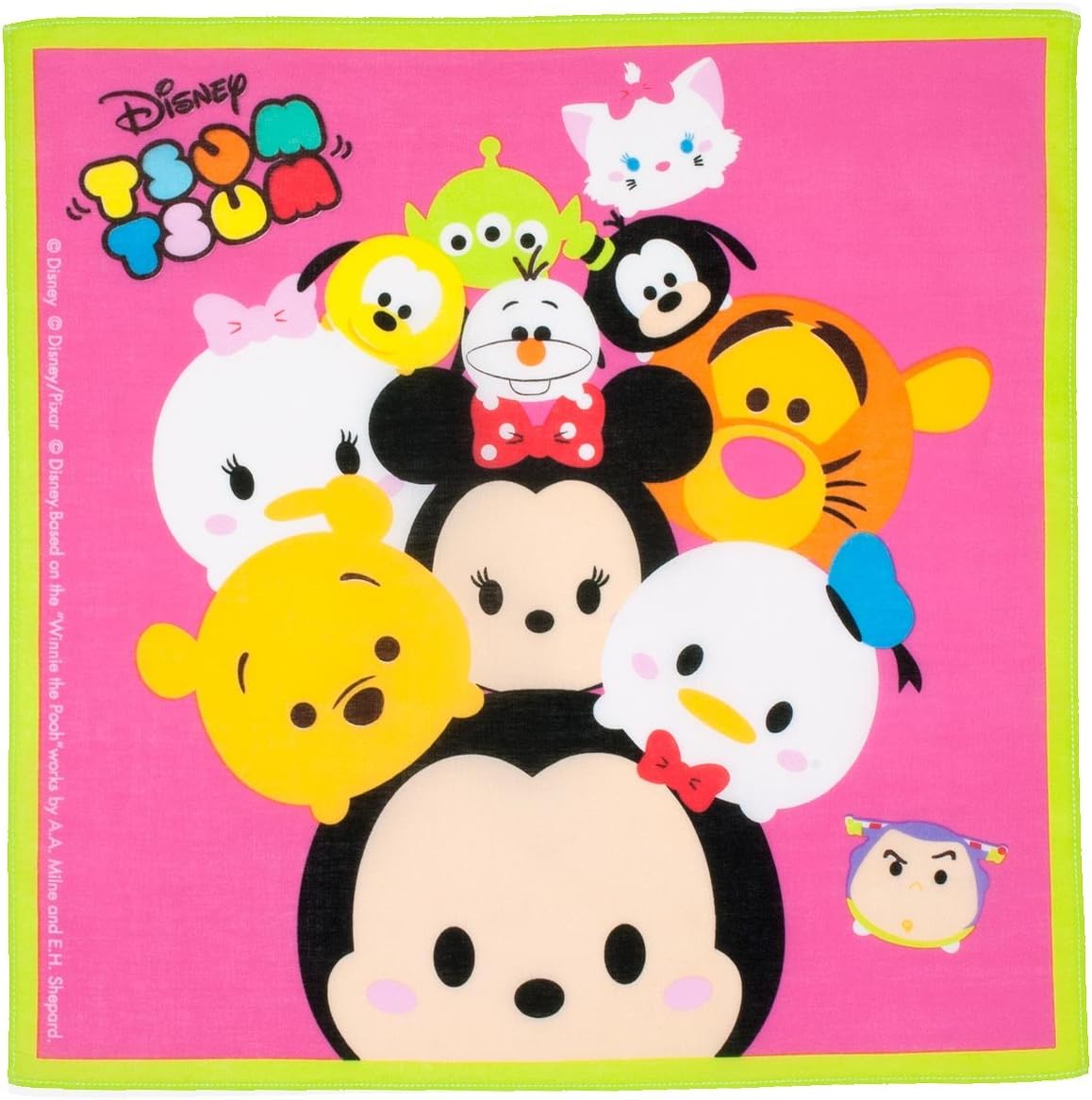 « Tsum-Tsum » children’s handkerchiefs - 14" square - 3 units in a bag.