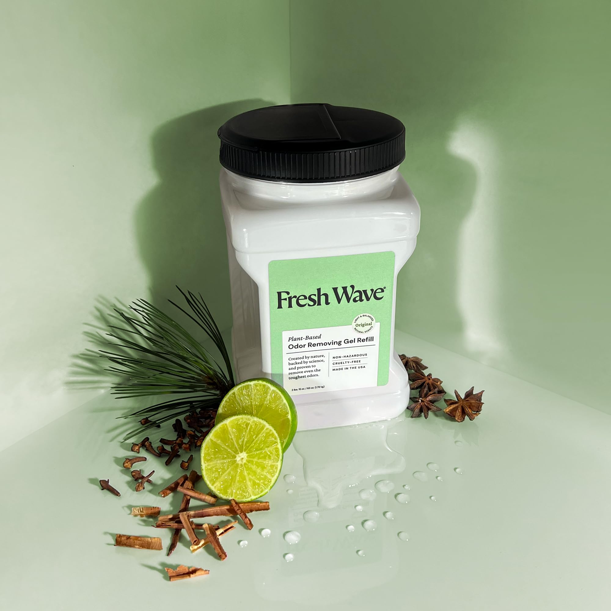 Fresh Wave Odor Removing Gel Refill, 63 oz. Safer Odor Absorbers for