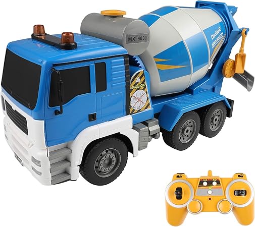Amazon Double Eagle ラジコン コンクリートミキサー車 撹拌 舗装 回転 工業用車両 1 E518 003 乗用玩具 おもちゃ