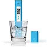 Digital PH Meter, VANTAKOOL 0.01 PH High Accuracy Pocket Size PH Meter / PH Tester with 0-14.0 Measuring Range for Household Drinking Water, Hydroponics, Aquariums, Swimming Pools