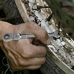 Socpuro 8 Piece Flex-Head Ratcheting Combination