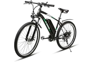 NAKTO Electric Bike for Adult Electric Bicycle 22MPH 45 Miles City Commuter Ebike Step Thru Ebikes High Brushless Gear Motor Shimano 6-Speed Gear Electric Cruiser Bike with Basket for Female Male