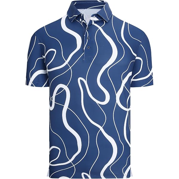 Greyson Mytjical Sea 総柄（龍） ポロシャツ M（L） Greyson Men's Mythical Sea Printed Short Sleeves Golf Polo Shirt