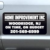 Car Magnet Signs Custom - 24"x12" (Set of 2), 30-mil Thickness with Rounded Corners (Black)