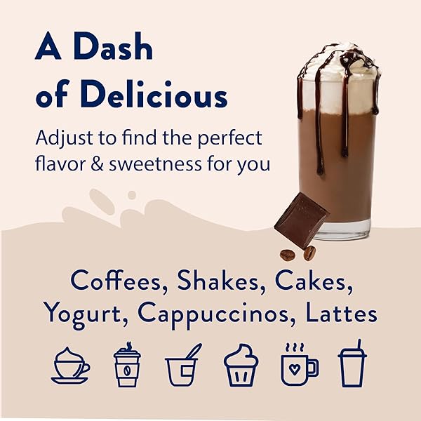 JORDAN’S SKINNY SYRUPS SUGAR FREE SYRUP, CHOCOLATE MOCHA SYRUP, 12.7 OZ, ZERO SUGAR AND ZERO CALORIE FLAVORING FOR COFFEE, PROTEIN SHAKE, COCKTAIL OR MOCKTAIL DRINKS AND MORE, NATURALLY SWEETENED LINE