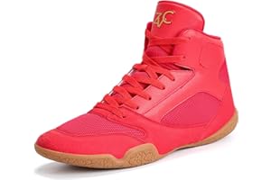 ZVC Wrestling Shoes Men Boxing Shoes for Fighting Shoes Powerlifting Bodybuilding Boots Footwear