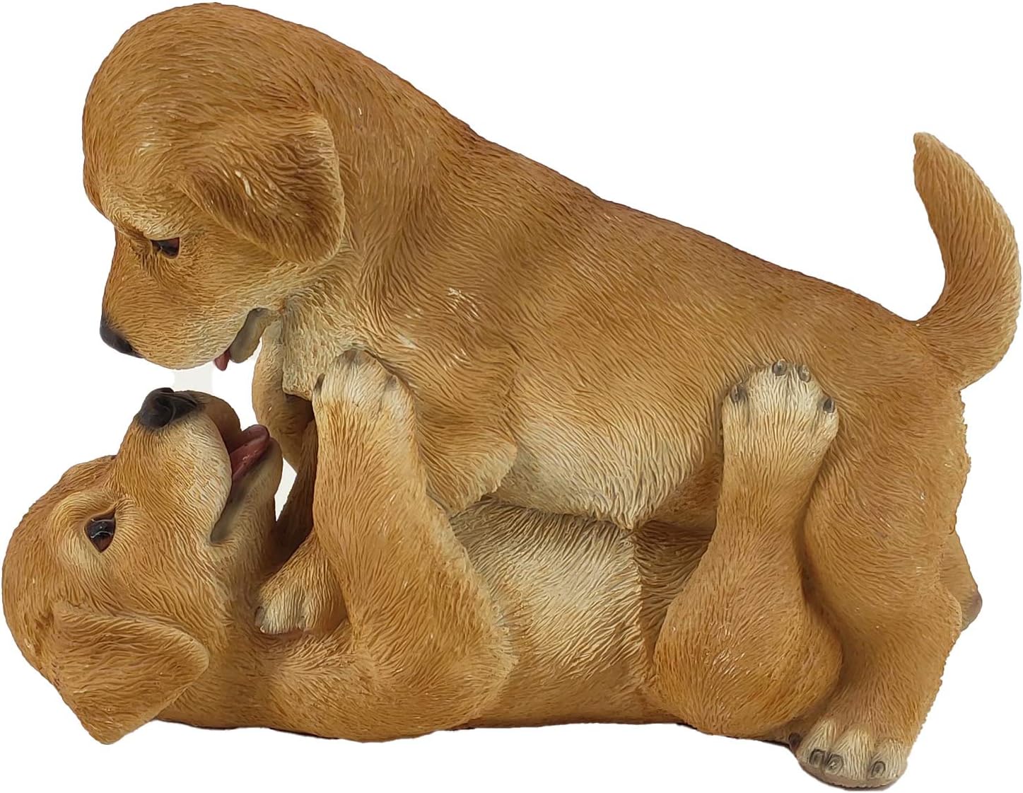 G&H Decor, Garden Labrador Statue, Hand Finished Yellow Lab Realistic Dog with Intricate Detail