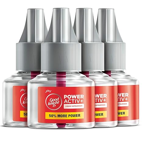 Good Knight Power Activ+, Mosquito Repellent Refill (Pack of 4)
