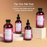 Heritage Store Palma Christi Castor Oil Hexane-Free 2 oz Hair Skin Brows Lashes view 6