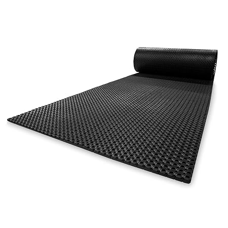 etm® Gummiläufer/Gummimatte Octo Roll | Meterware, Länge bis 9.24 m wählbar | rutschhemmende Ringgummimatte (100x200 cm)