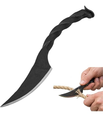 Amazon.com : SZCO Supplies 6” Railroad Spike Karambit – Carbon