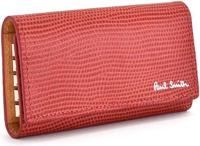 Amazon ポールスミス キーケース Paul Smith Psu091 メンズ レディース キーホルダー 4連 ギフトセット付き ピンク キーケース