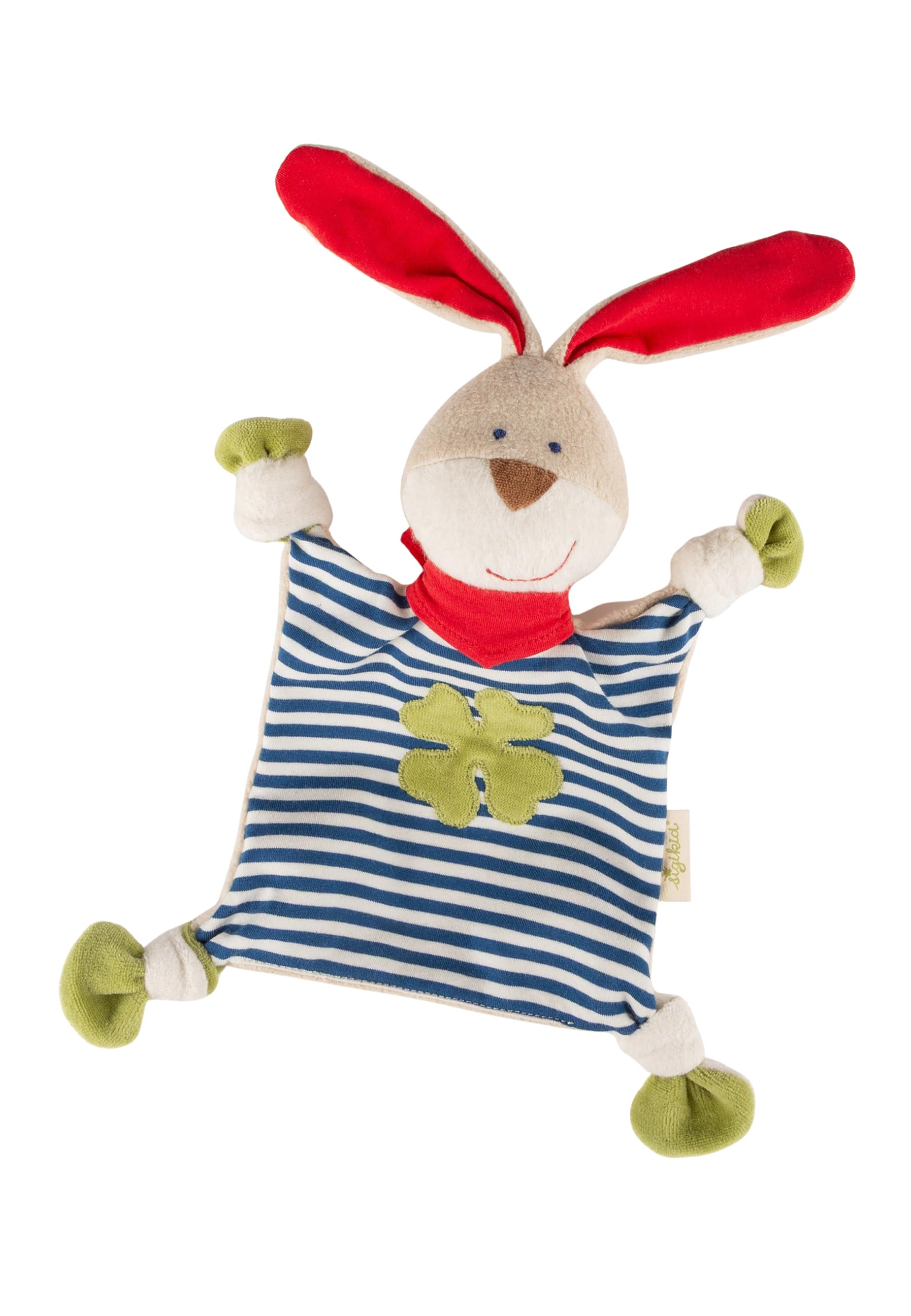 Sigikid 38 x 26 x 6 cm Geschenke Bunny Comforter (Organic Blue) — image 1
