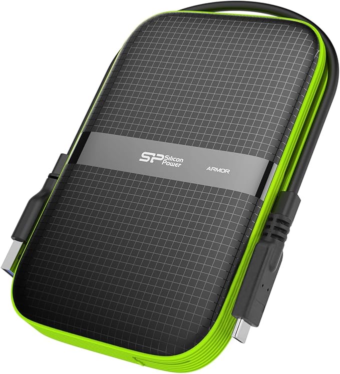 Silicon Power 5TB Type C External Hard Drive USB 3.0 Rugged Armor A60
