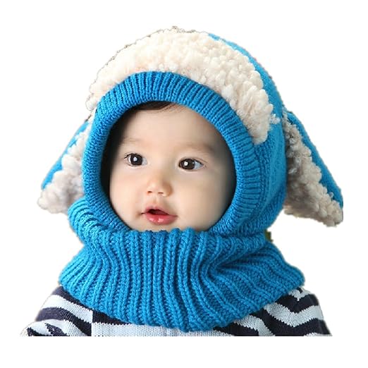 Pormow Herbst und Winter Baby Hut Kleinkind Mädchen Jungen Stricken Warme Woll Mütze