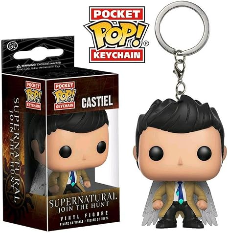 Amazon スーパーナチュラルのカスティエル 翼付き キーホルダー アニメ 萌えグッズ 通販