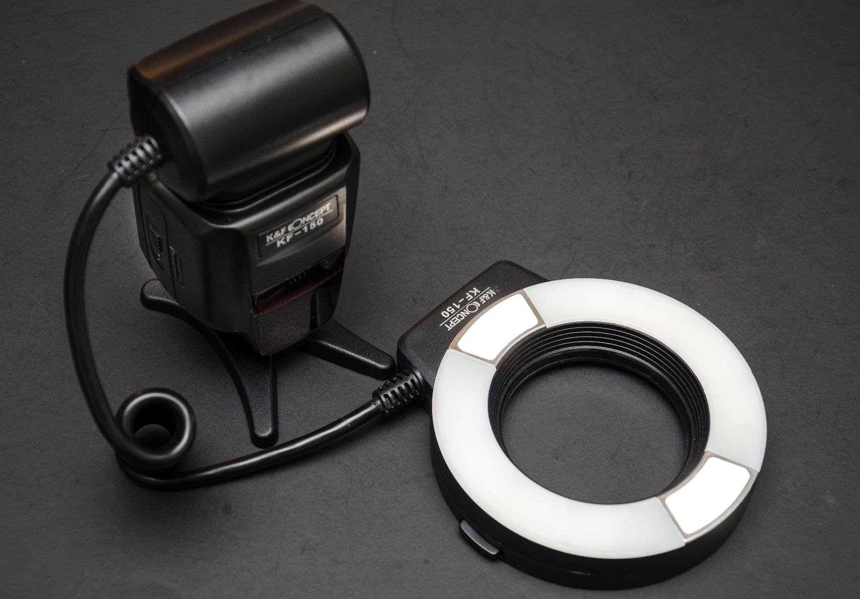 K&F Concept150 TTL Marco Ring Flash for Nikon GN14 KENTFAITH