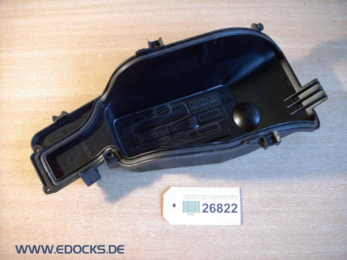 Deckel Abdeckung Sicherungskasten Relaiskasten Corsa C Combo C Tigra B Opel Amazon.de Auto