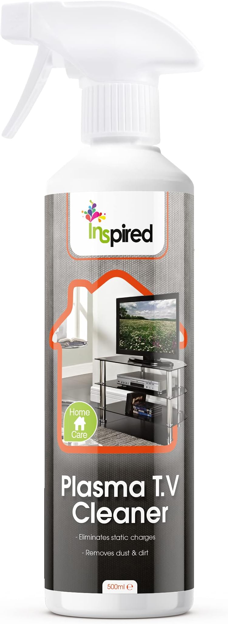 Inspired Plasma TV Screen Cleaner and Anti-Static 500ml White