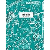 Cornell Notes Notebook: Note Taking with Graph Paper Quad Grid, Index ...