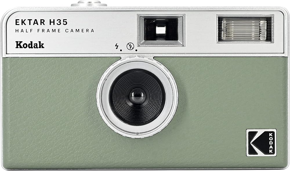 Kodak Ektar H35 Half Frame Film Camera 35mm Reusable Focus-Free Sage