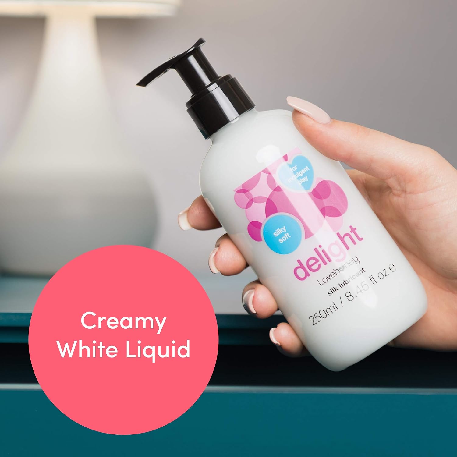 Lovehoney Delight Water Based Lubricant - White Lube Gel - 250ml - Image 5