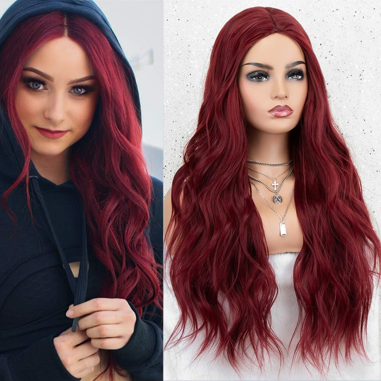 red kryssma wig
