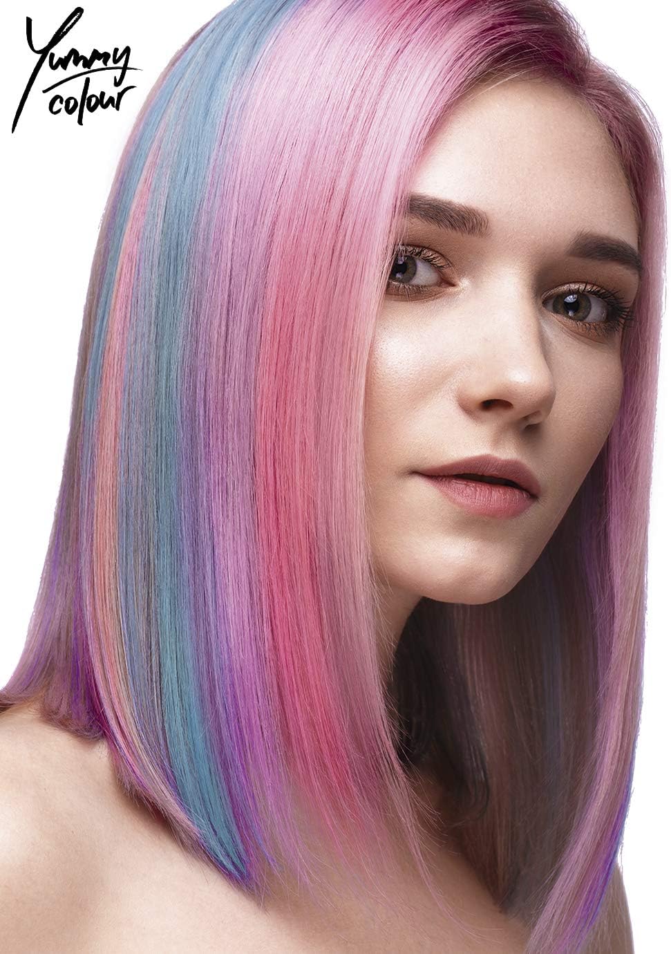 Stargazer Yummy Colour 4 Shade Semi-Permanent Hair Dye Strips Kit - Pastel - Image 4