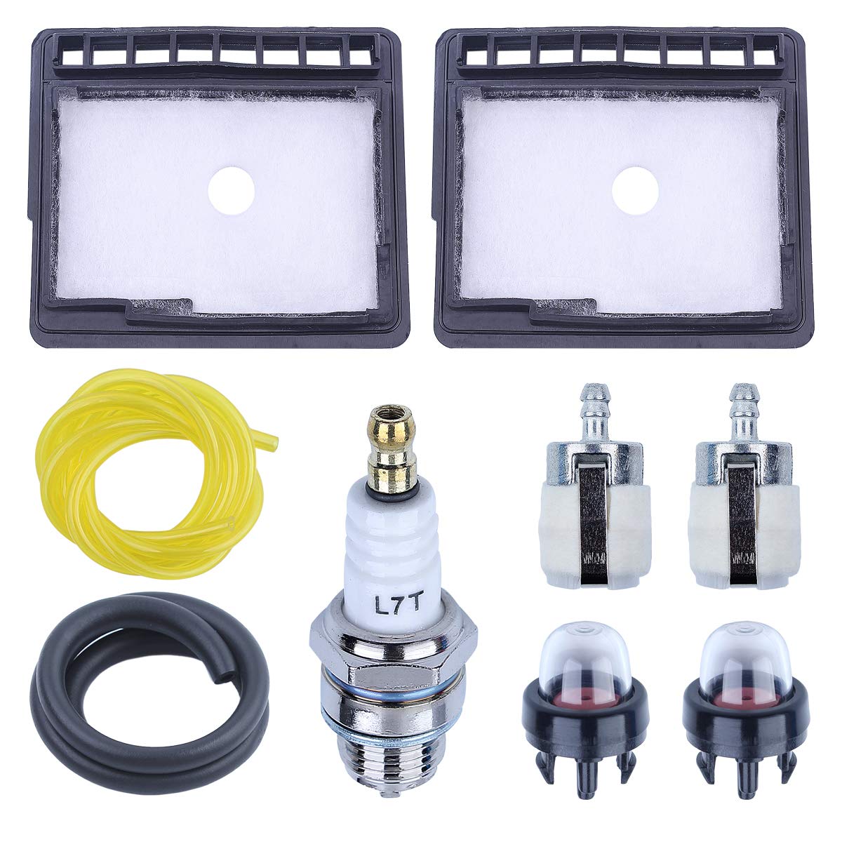 13031039132 Air Filter for Echo CS300 with Primer Bubble Fuel Filter Line Tune-Up Kit for CS301 CS305 CS306 CS340 CS341 CS345 CS346 CS3000 CS3400 CS3450 Chainsaw Replaces for 90076 90149Y