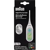Braun Digital Thermometer for Adults, Baby, Toddlers &amp; Kids | Clinically Accurate, Color Coded Fever Guidance, Oral, Rectal or Underarm use, No 1 Brand Recommended by Pediatricians