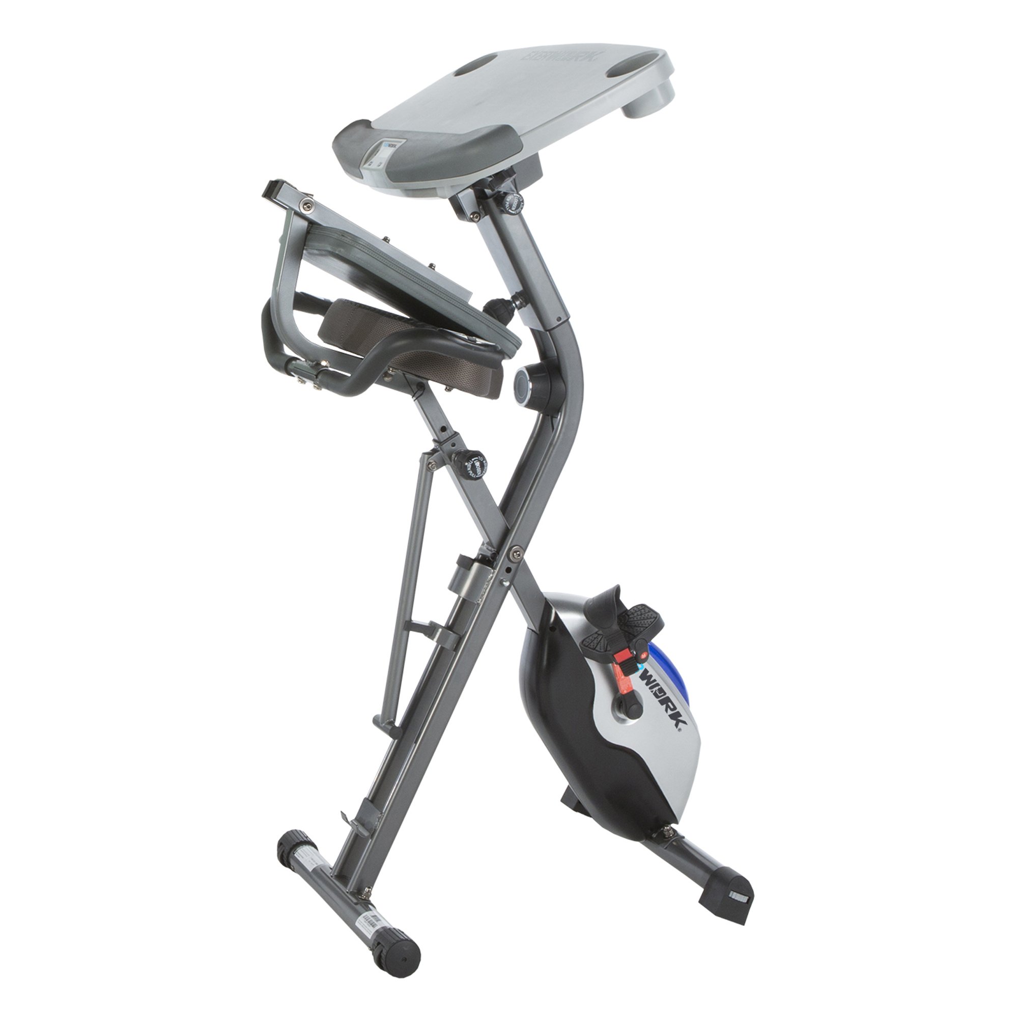 Exerpeutic ExerWorK 1000 Fully Adjustable Desk Folding Exercise Bike
