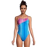 Speedo Womens Swimsuit One Piece Endurance Turnz Tie Back Printed
