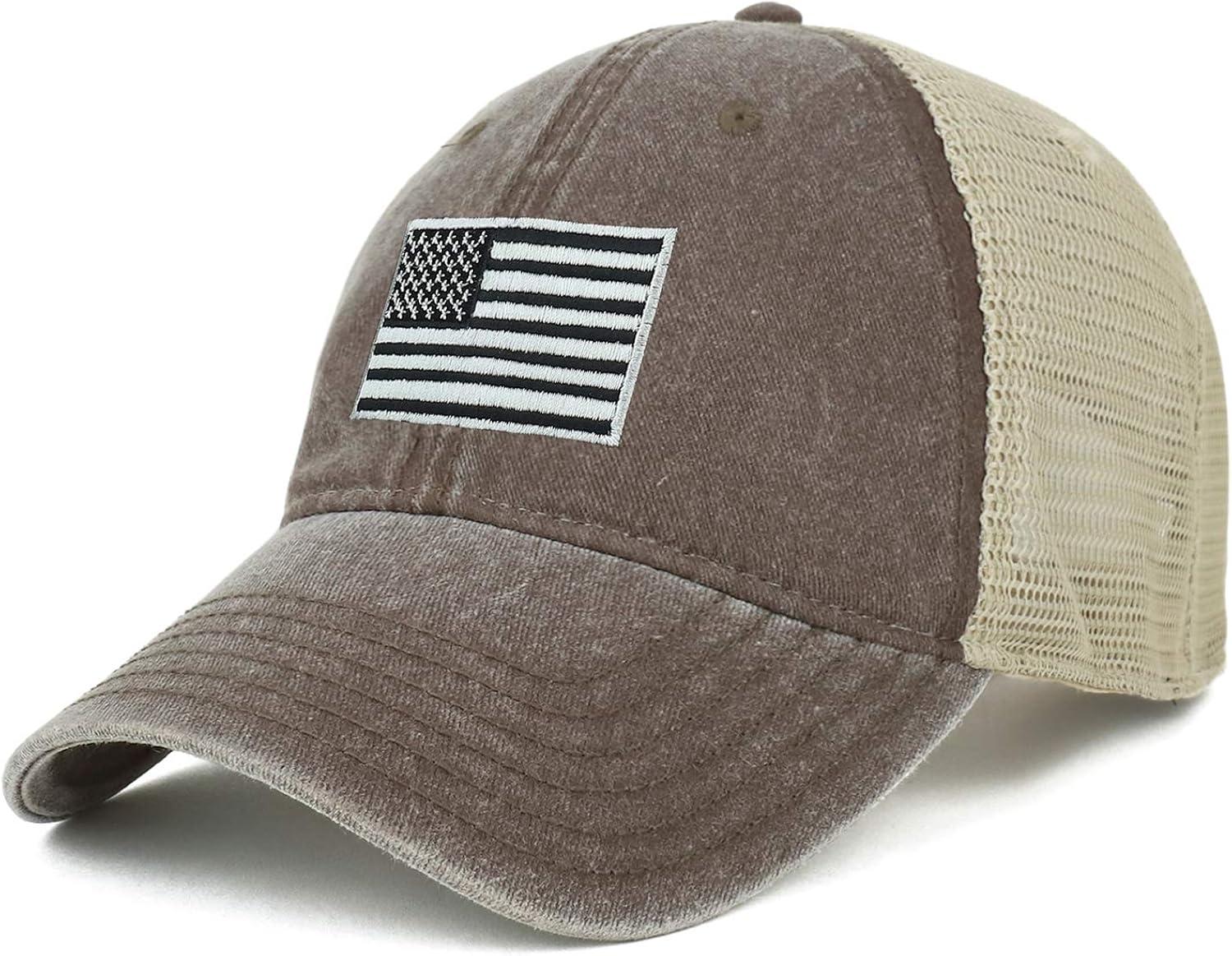 american flag fitted cap