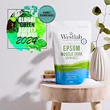 Westlab Epsom Salts 1kg Magnesium Sulfate Bath Salt Muscles Recovery view 5