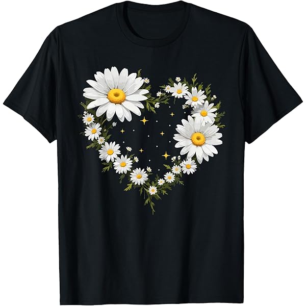 Amazon.com: White Daisy Flower Cute Casual Floral Gift for Women