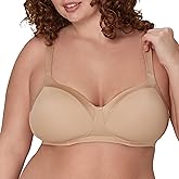 Playtex Women's Secrets Balconette Full-Coverage Wireless T-Shirt Bra for Full Figures