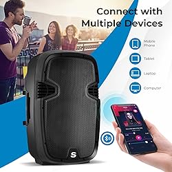 Costzon 2-Way Powered PA Speakers System Combo